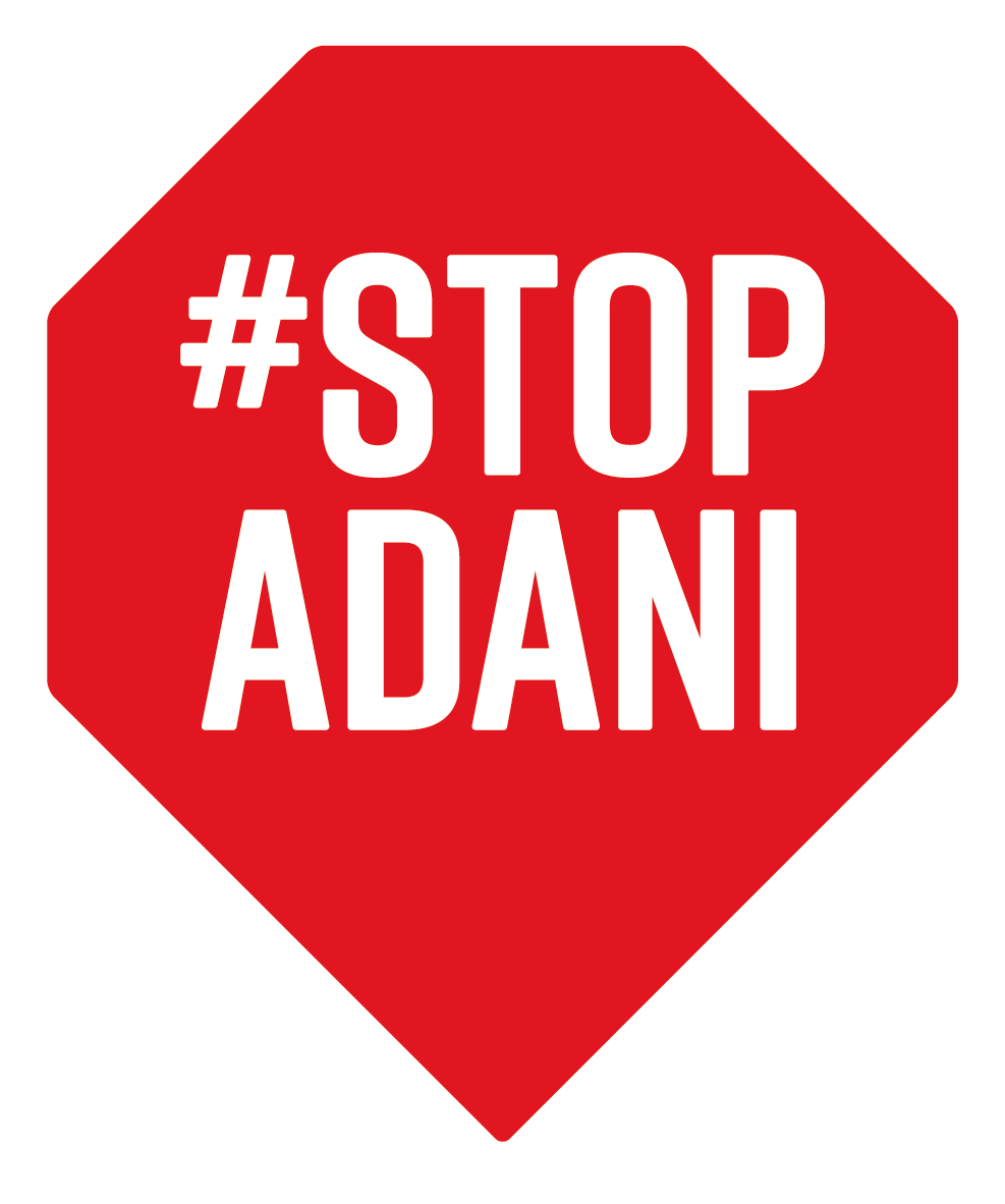 Stop Adani Logo